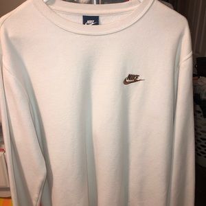 White nike sweatshirt!
